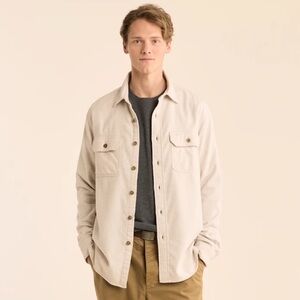 Pendleton MEN'S BURNSIDE DOUBLEBRUSHED FLANNEL SHIRT Size M - Natural Heather